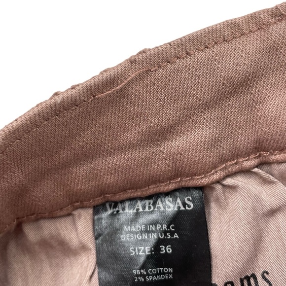 Valabasas Stacked "Marrone" Jeans Sz 36 NWT - Picture 11 of 13